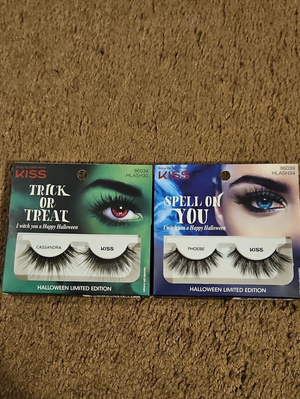KISS Halloween Limited Edition False Eyelashes (Cassandra & Phoebe)